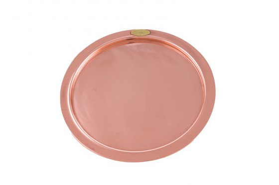Copper Items - Copper Hammered and Engraved Tray